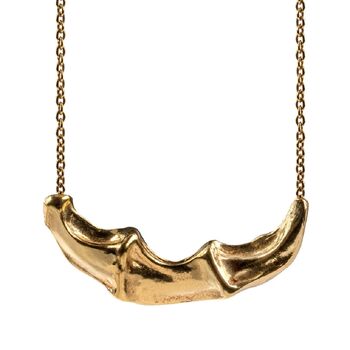 Nunc 18 Carat Gold Vermeil Sculptural Necklace, 3 of 6