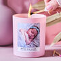 Personalised Baby Gift Photo Candle, thumbnail 1 of 3