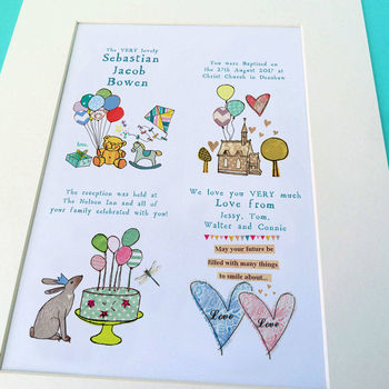 Personalised Christening Story Print, 4 of 9