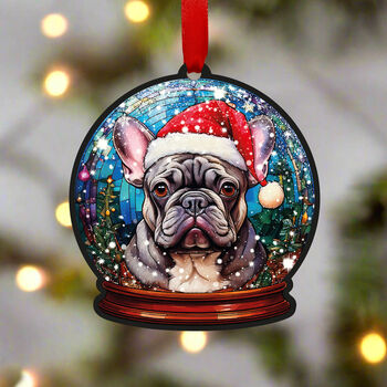 French Bulldog Dog Tree Decoration, 2 of 6