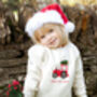 Red Tractor Cream Christmas Jumper, thumbnail 2 of 2