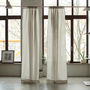 Stone Washed Rod Pocket Linen Curtain Panel, thumbnail 3 of 11