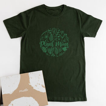 'Plant Mom' Illustration Cotton T Shirt, 2 of 6