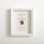 Personalised First Toast Cork Saver Memory Box Frame, thumbnail 1 of 4