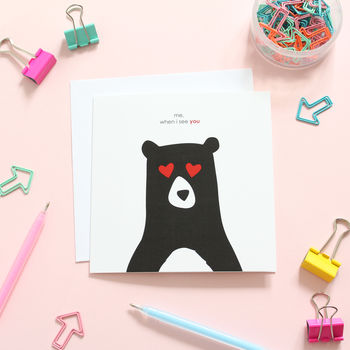 Me, When I See You, Anniversary Bear Card, 2 of 3