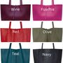 Personalised Real Leather Tote Bag, thumbnail 10 of 12