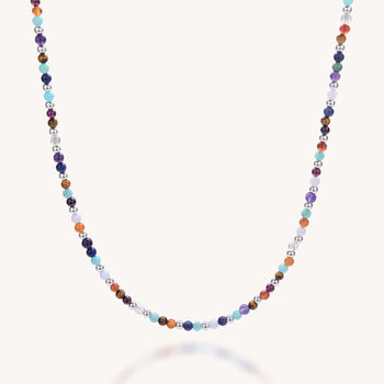 Multi Gem Bead Gemstone Necklace, 5 of 8