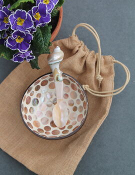 Natural Shell Coconut Bowl And Shell Spoon Gift Special, 2 of 5