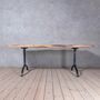 Nord Walnut Live Edge Solid Wood Dining Table, thumbnail 2 of 6