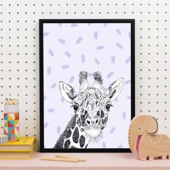Giraffe Art Print, 2 of 9