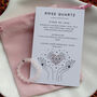Rose Quartz Thumb Ring With Pouch And Info Card, thumbnail 2 of 6