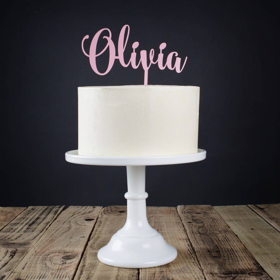 Personalised Acrylic Cake Topper, 1 of 6
