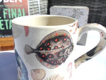 Tankard Mug In Seashore Design, 4 of 11