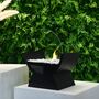 Round Glass Bioethanol Fire Bowl Pot Tabletop Fireplace, thumbnail 4 of 7