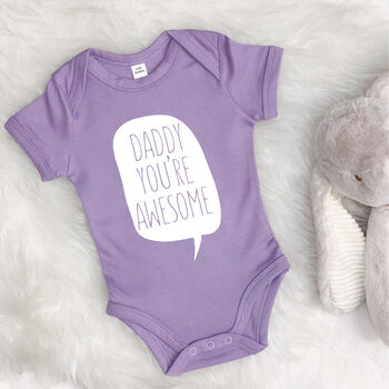 'Daddy You're Awesome' Babygrow, 7 of 8
