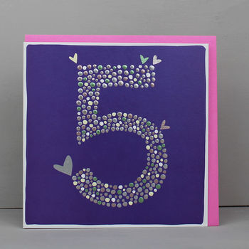 5th Birthday Card For Boy Or Girl, 2 of 2