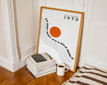 Wild World Retro Giclée Art Print, 3 of 4