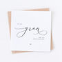Nan On The Day Wedding Card, thumbnail 5 of 8