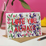 'Love You Always' Paper Cut Valentines Card, thumbnail 1 of 4
