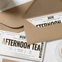 Personalised Afternoon Tea Gift Voucher For Mum, thumbnail 8 of 9