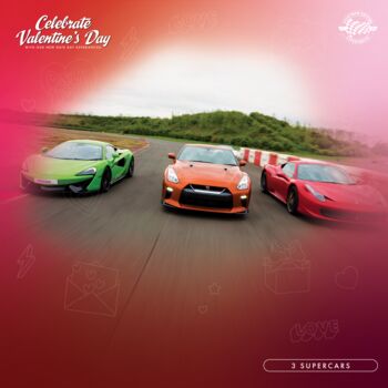 Triple Supercar Driving Experience And Hot Lap For Two, 2 of 12