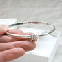 Personalised Silver 40th 50th Birthday Bracelet, thumbnail 4 of 5