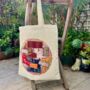 Upcycled Sari Patchwork Tote, Reusable Bags Handmade In India, thumbnail 1 of 6