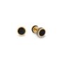 Greek Pattern Stud Earring Gold Plated Steel Earring For Men, thumbnail 5 of 7