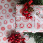 Christmas Candy Robin Gift Wrap Sheets Or Sets, thumbnail 1 of 5