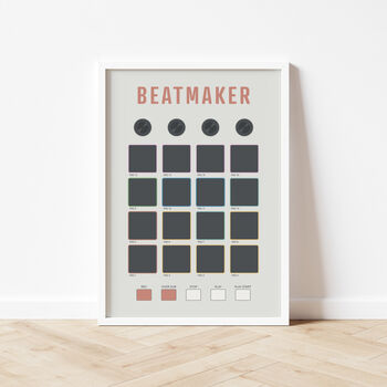 Beatmaker Print | Music Producer Poster, 2 of 8