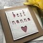 ' Best Mum/Mummy' Felt Birthday Card, thumbnail 2 of 4
