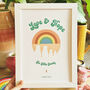 Rainbow Bear Family Personalised Print, thumbnail 4 of 11