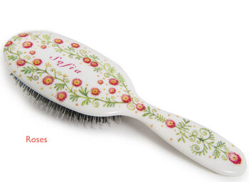 Personalised Natural Bristle Hairbrush, 5 of 12