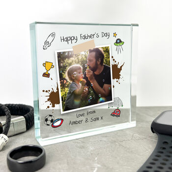 Personalised 'Our Adventures' From The Kids/Grandkids Crystal Token, 3 of 8