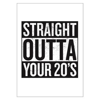 Personalised 'Straight Outta Compton' Birthday Print, 4 of 11