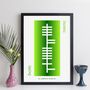 Personalised Irish Ogham Word Print Gift, thumbnail 8 of 11