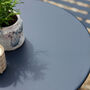Small Bistro Set In Steel Blue, thumbnail 2 of 2