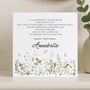 Personalised Wildflower Poem Birthday Card For Daughter, thumbnail 8 of 8