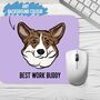 Corgi Face Keyboard Mouse Mat, thumbnail 2 of 4