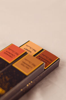 Small Milk Chocolate Bar By Saffire Chocolates, 3 of 3