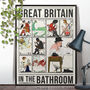 Britain In The Bathroom Poster, thumbnail 1 of 7