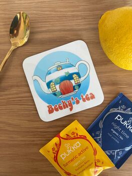 Personalised Teapot Coaster, 5 of 7