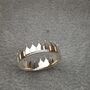 Personalised Sterling Silver Crown Ring, thumbnail 7 of 12
