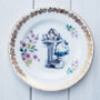 Alice In Wonderland Upcycled Vintage China Plate, thumbnail 1 of 2