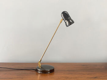 1980’s Mid Century Brass Spanish Desk Lamp, 6 of 7