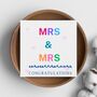 Bsl Wedding Card Mrs And Mrs, thumbnail 1 of 2