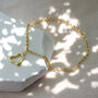 9ct Yellow Gold Heart Charm Bracelet, thumbnail 2 of 6