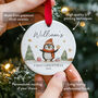 Baby's First Christmas Ornament 2025 Ceramic, thumbnail 2 of 7