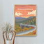 Shenandoah National Park USA Travel Poster Art Print, thumbnail 5 of 8