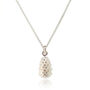Pine Cone Solid Silver Necklace, thumbnail 5 of 6